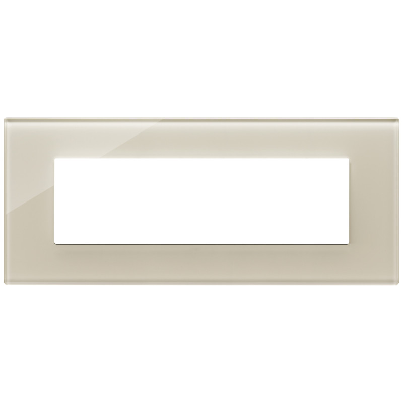 Placca 7M bianco canapa - Vimar 22657.72