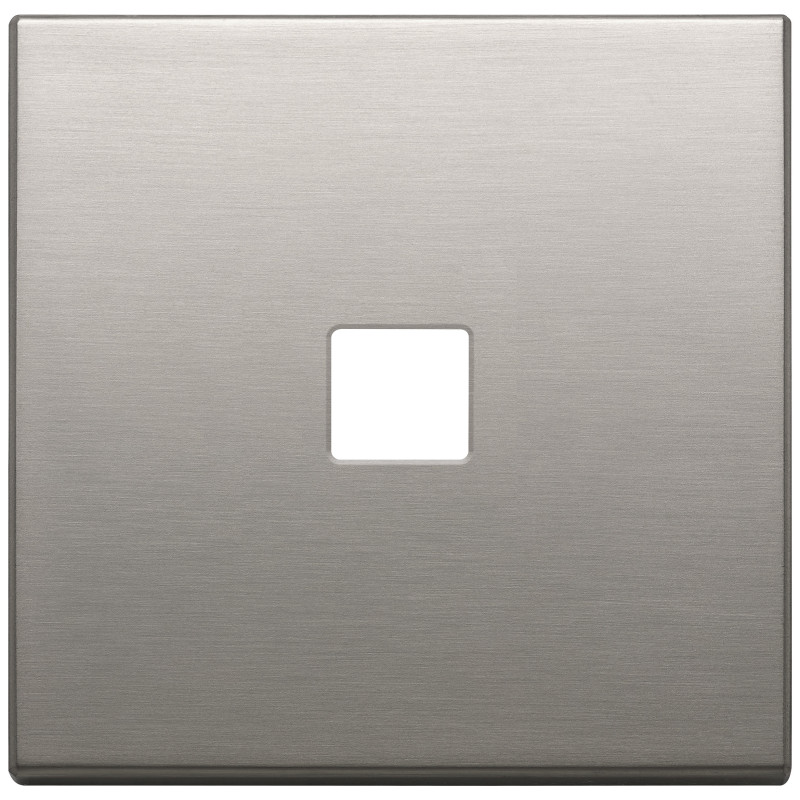 Placca 2Mx1 Flat nichel spazzolato - Vimar 22682.1.11