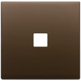 Placca 2Mx1 Flat bronzo scruro spazz. - Vimar 22682.1.12