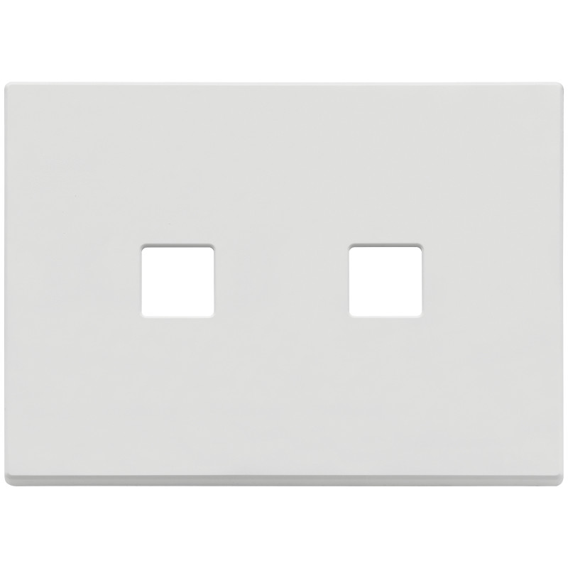 Placca 3Mx2 Flat bianco matt - Vimar 22683.2.01