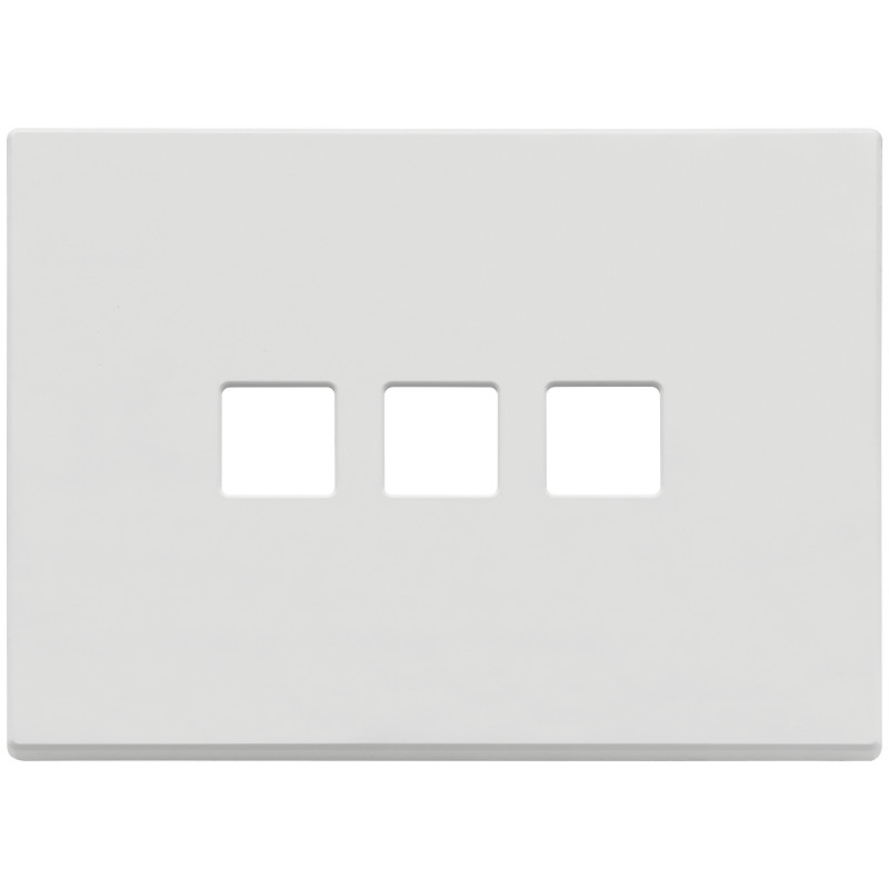 Placca 3Mx3 Flat bianco matt - Vimar 22683.3.01