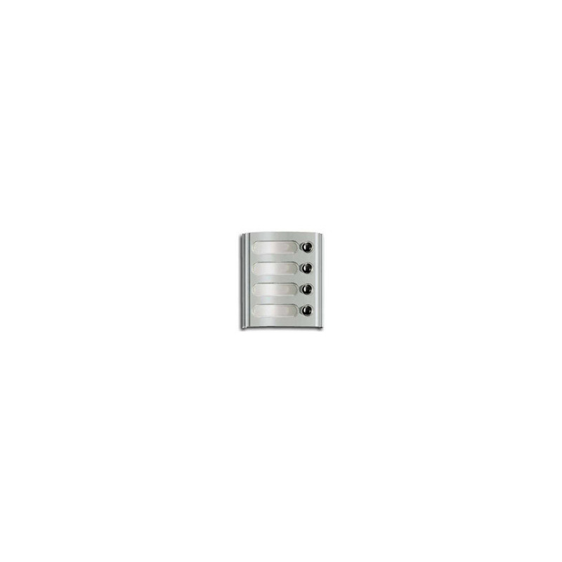 Modulo con 4 tasti grigio luce - Vimar 8004