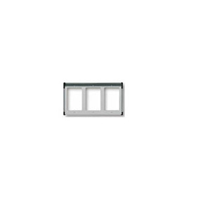 Cornice per 3 moduli 3x1 grigio luce - Vimar 9231