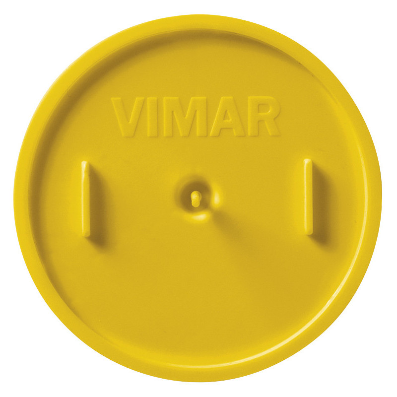 Coperchio antimalta d60mm giallo - Vimar V71011