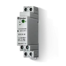 CREPUSCOLARE DIN 17.5MM 1NO 16A 100LUX - FINDER 113100240000