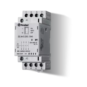 CONTATTORE 25A 4 CONTATTI 36MM - FINDER 223401204740