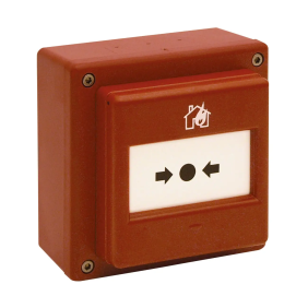 PULSANTE MAN. A ROTTURA VETRO IP66 - AVE PE10