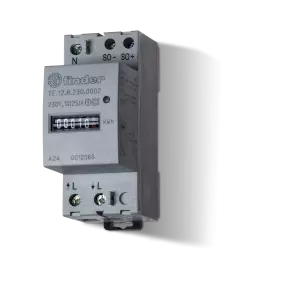 CONTATORE ENERGIA MECC. MONOFASE 25A 35MM - FINDER 7E1282300002