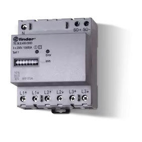CONTATORE ENERGIA MECC.TRIFASE 65A - FINDER 7E3684000010