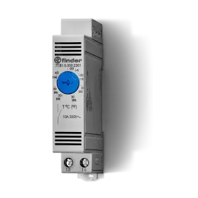 TERMOSTATO IND. VENTILAZIONE 10A -20/+40?C - FINDER 7T8100002301