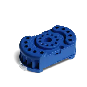 ZOCCOLO CON MORSETTI A BUSSOLA 2P S.60 - FINDER 9022SMA