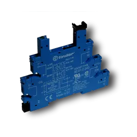 ZOCCOLO CON MORSETTI A BUSSOLA 1P S.34 - FINDER 93017024