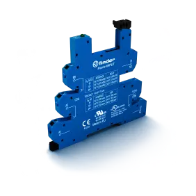 ZOCCOLO CON MORSETTI  PUSH-IN 1P S.34 - FINDER 93677024