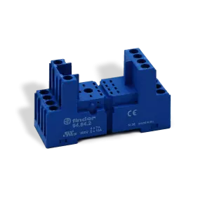 ZOCCOLO CON MORSETTI BUSSOLA 4P S.55/85 - FINDER 948420SMA