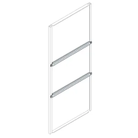 N.2 PROF.ORIZ.RINF.PIASTRA MAGG.L=800MM - ABB EA8002