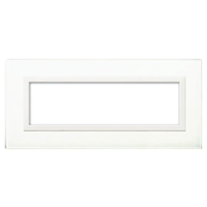 PLACCA VERA44 VETRO BIANCA       7M - AVE 44PV7BL