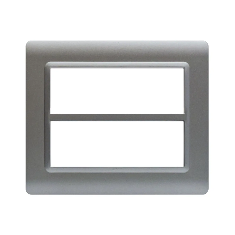 PLACCA TECN.44 ARGENTO OPACO   6+6M - AVE 44PY012AO