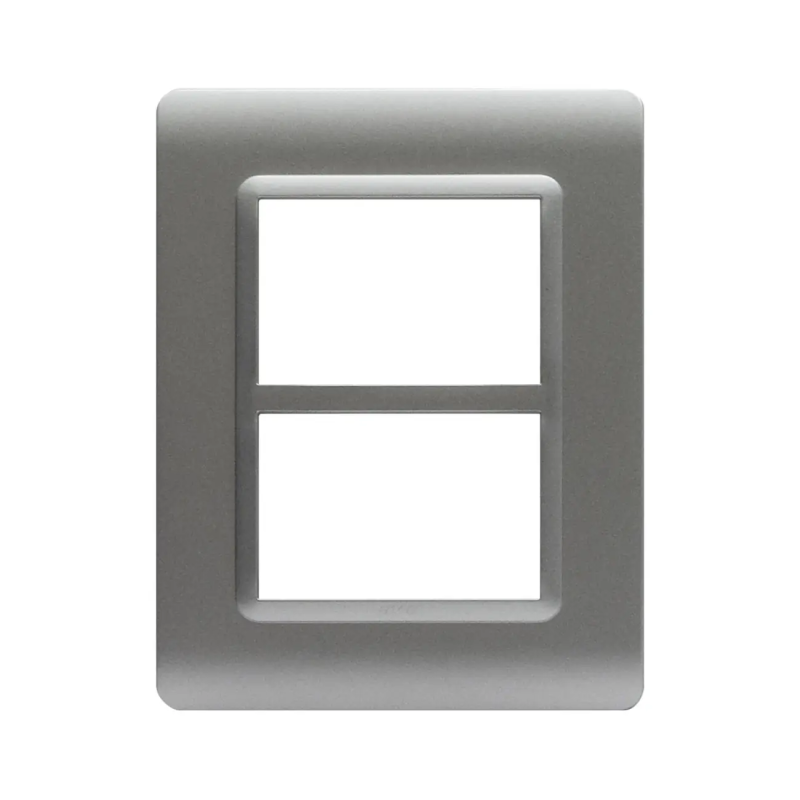 PLACCA TECN.44 ARGENTO OPACO   3+3M - AVE 44PY033AO