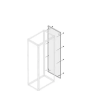 PAN. ESTERNO IP30/40 H=2000MM P=500MM - ABB PPEB2050