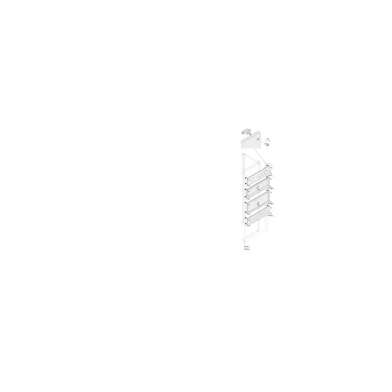 PANNELLO CIECO AERATO H=200MM L=400MM - ABB PPFA2040