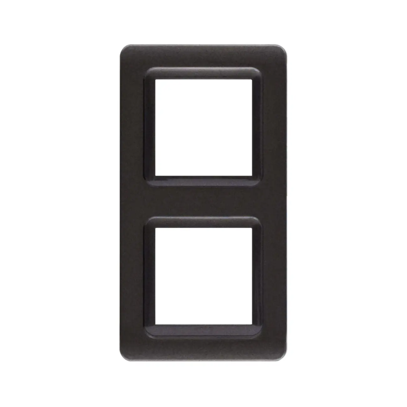 PLACCA TECN.44 GRIGIO SCU.MET. 2+2M - AVE 44P34GSM