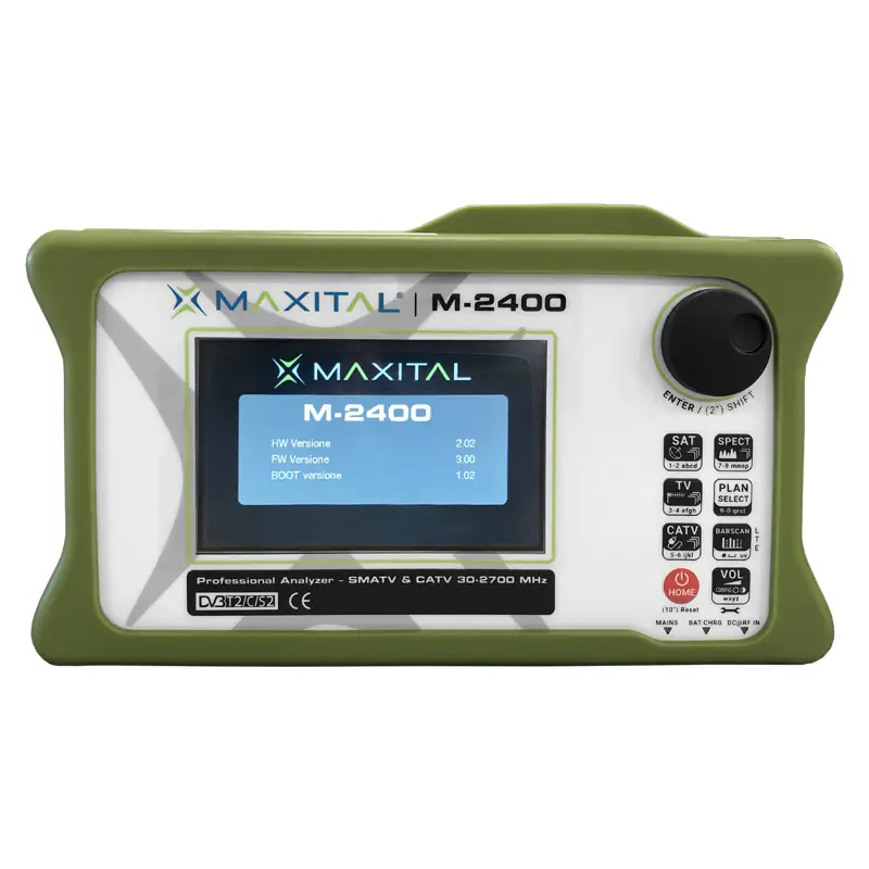 M-2400 Misuratore Prof. DVBS2/T2 - Fte Maximal Italia Srl M-2400