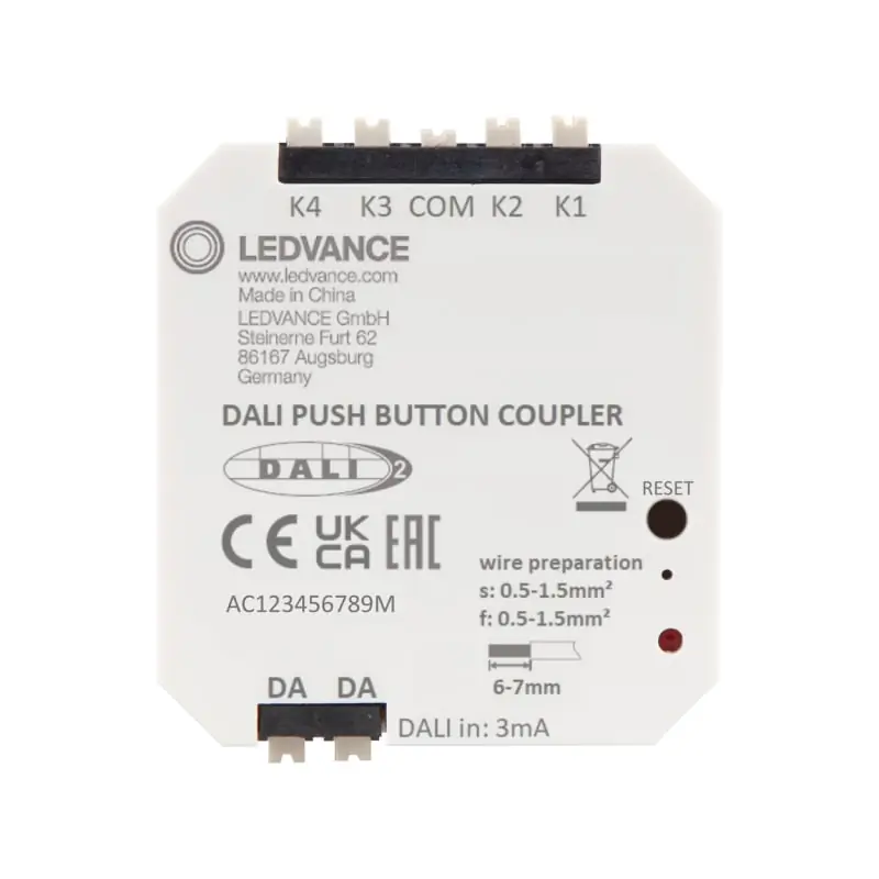 PUSHBUTTON COUPLER DALI-2          LEDV - LEDVANCE SPA PUSHBUTCOUPDA2