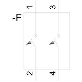 INT. MT ICN 6000A, ICU 6KA 2P C10 - SIEMENS 5SL62107BB