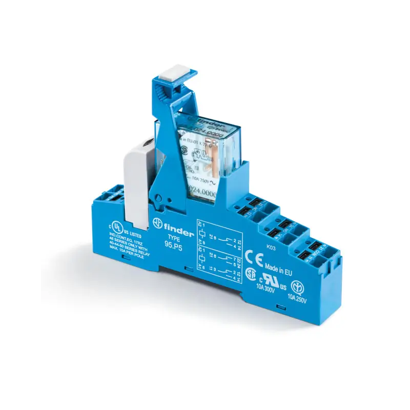 INTERFACCIA MOD.A RELE'' 2 CONTATTI PUSH-IN - FINDER 48P870240050SPB