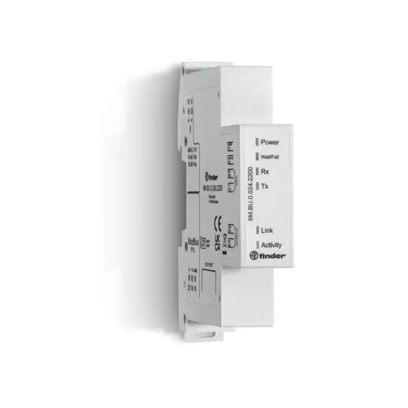 BRIDGE MODBUS TCP TO MODBUS RS485 - FINDER 6MBU00242200