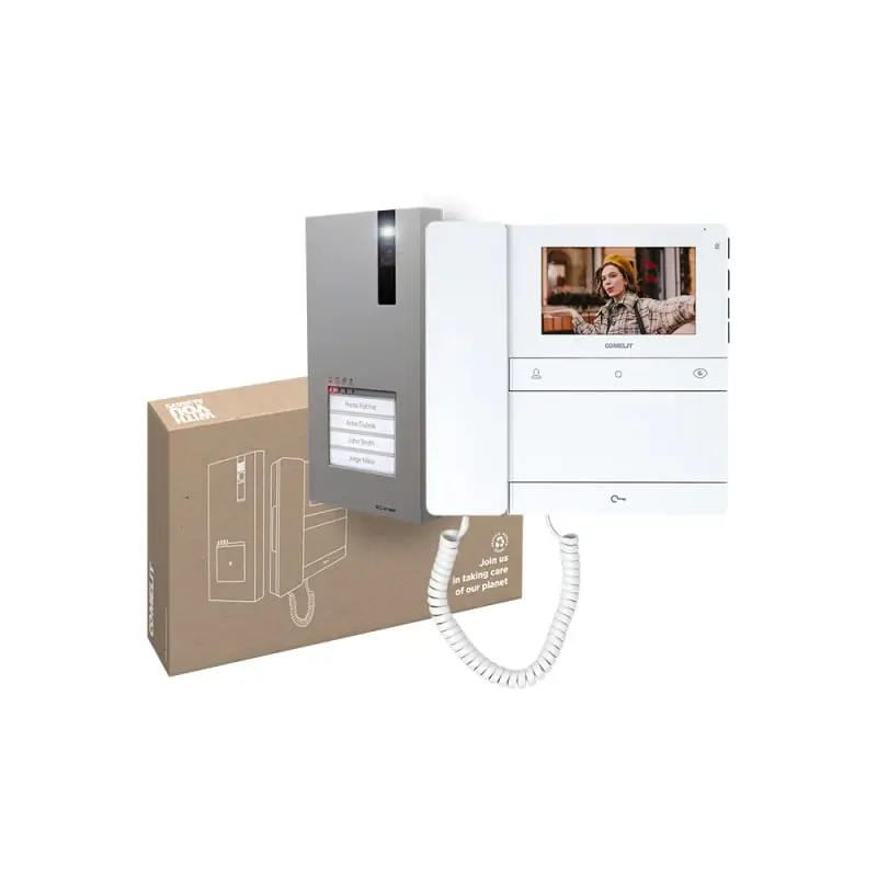 KIT QUADRA E PEOPLE CON CORNETTA. SB2 - COMELIT PL8461M