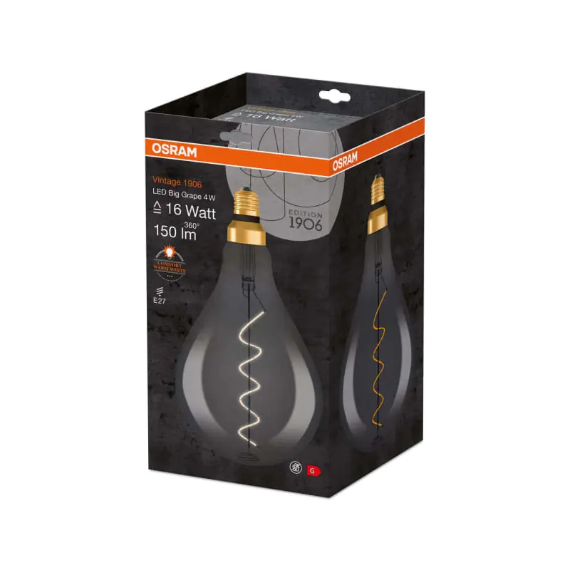 1906LEDBGRP 5,5W/818230VFILSME27FS1OSRAM - LEDVANCE SPA LED269903BOX1