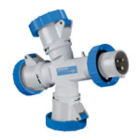 MOLTIP.3U 3P+T 32A 380V 6H IP67 - PALAZZOLI 753236