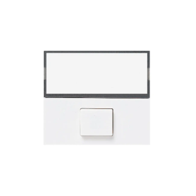 PULSANTE C/TARGH.ILLUMINABILE BANQ - AVE 45B88