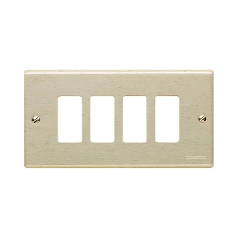 magic - placca con viti a 4 posti oxidal - BTicino 504/4