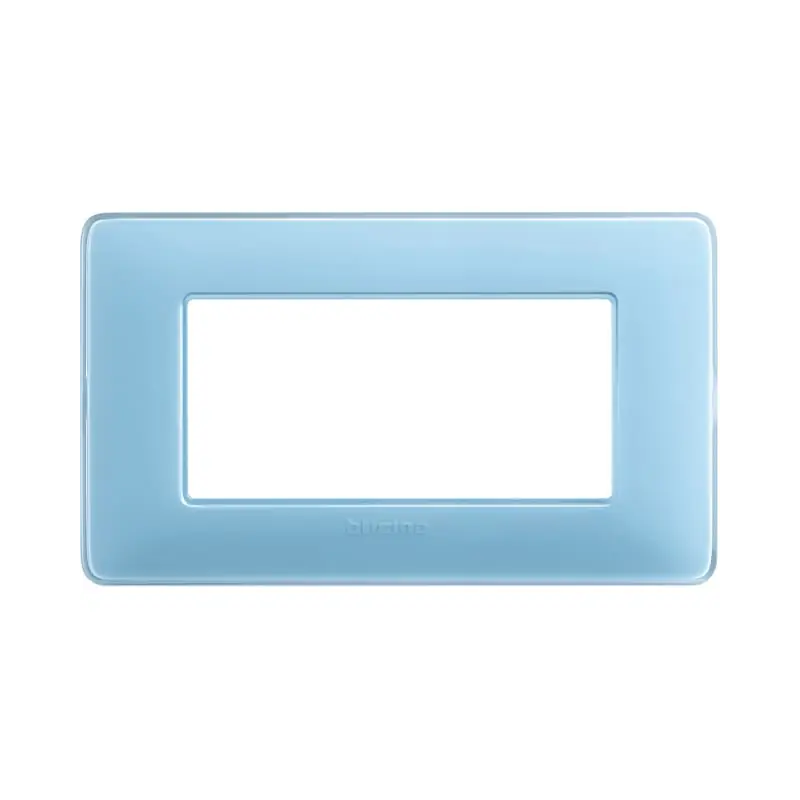 matix - placca 4p colors turchese - BTicino AM4804CAR