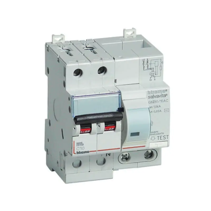 btdin-RS - mag. diff. 2P 30mA AC 16A 4500A - BTicino GC8230AC16