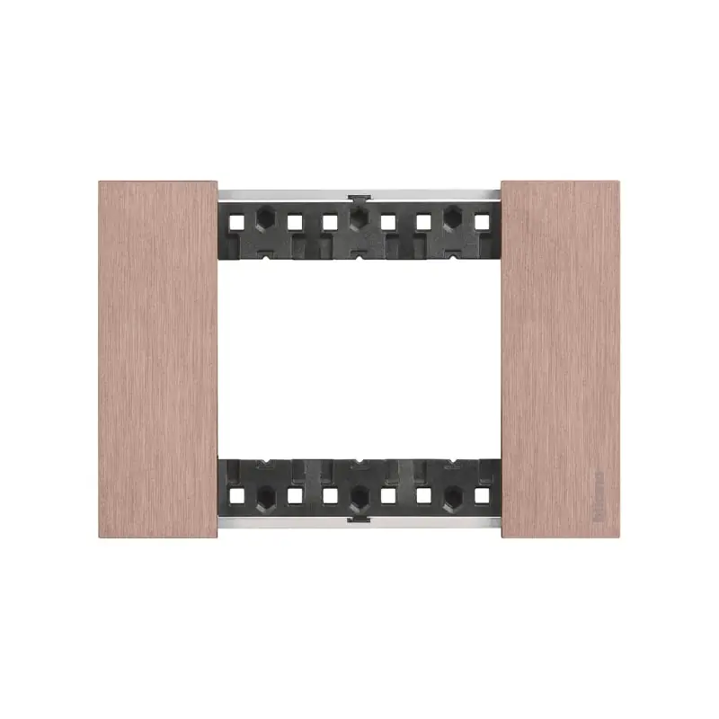 L.NOW - placca 3P RAME - BTicino KA4803ZM