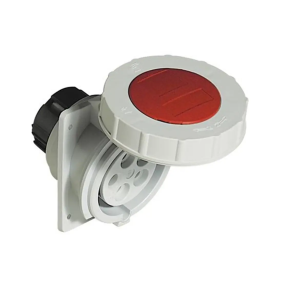  Presa fissa dritta da incasso 16A - 400V - 3P+T - IP67 - 50-60Hz - colore rosso  - BTicino CPF316/63