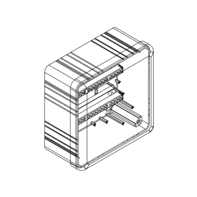Scatola equipotenz. 60 fori BIANCO - Arnocanali 6702TE56.3