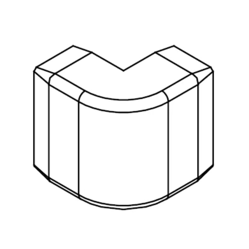 Angolo esterno 10x10 BIANCO - Arnocanali KA1010.3