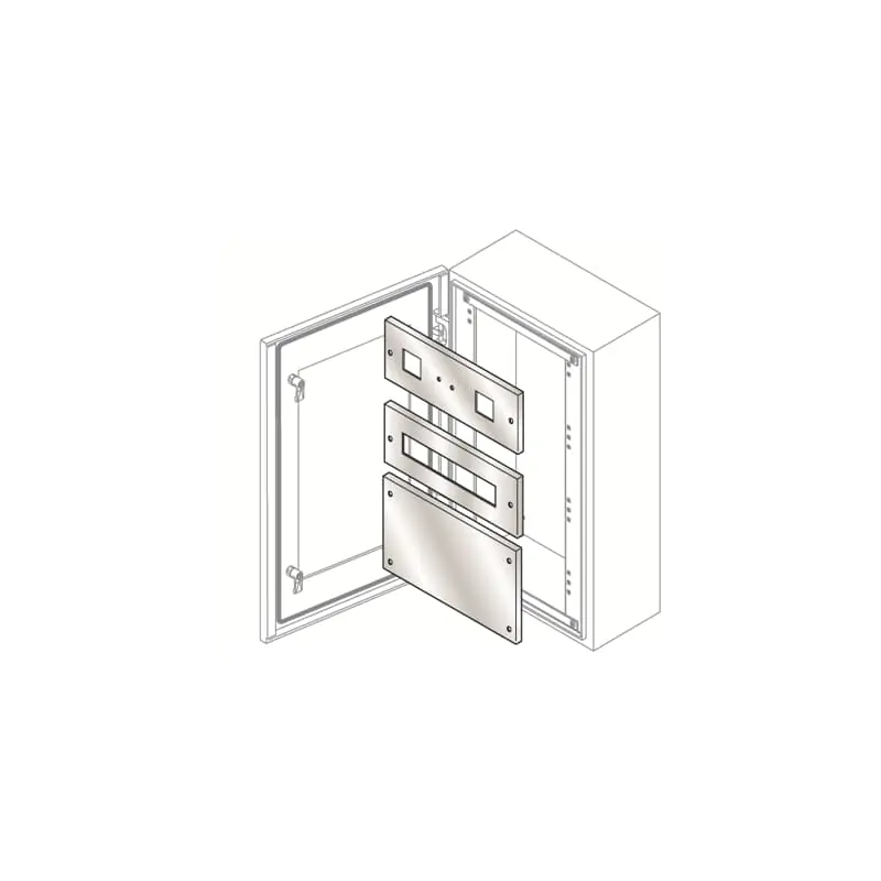 PAN.MOD 36MOD.+DIN+STAFFA 185X800-INOX - ABB PM1836X