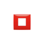 PLACCA 2 MOD. ROSSO FUOCO - ABB 2CSK0205CH