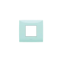 PLACCA 2 MODULI, VERDE PASTELLO - ABB 2CSK0213CH