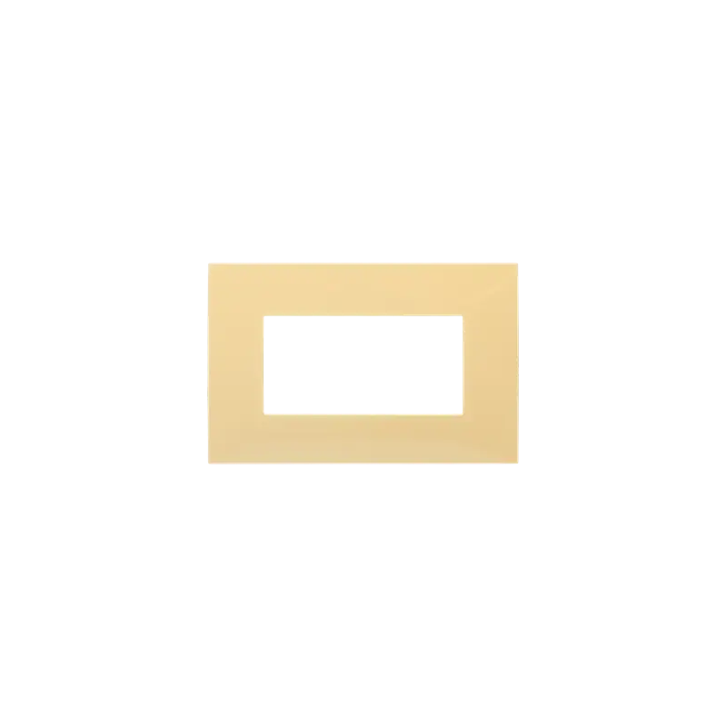 PLACCA 4 MODULI, GIALLO PASTELLO - ABB 2CSK0411CH