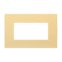 PLACCA 4 MODULI, GIALLO PASTELLO - ABB 2CSK0411CH