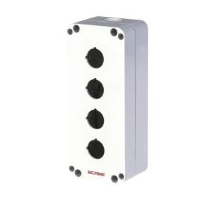 CONTENITORE VUOTO 4 POSTI GRIGIO - SCAME 590.PR04K