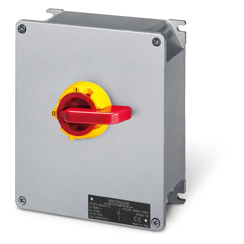 INT. MANOVRA/SEZIONATORE IP65 16A 2P - SCAME 590.HEMF1602