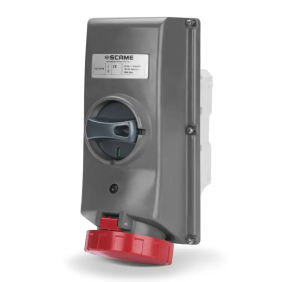 PRESA GRP 3P+T 32A 3h IP67 CON MT - SCAME 403.AMR32864-M