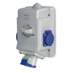 PR. PARETE COMBI 16A 2P+T - ARGENTINA - SCAME 513.1653-2AFS